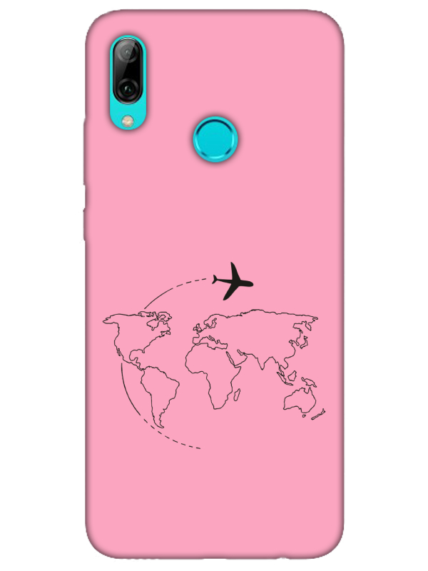 Huawei%20P%20Smart%202019Face%20Art%20Pembe%20Telefon%20Kılıfı