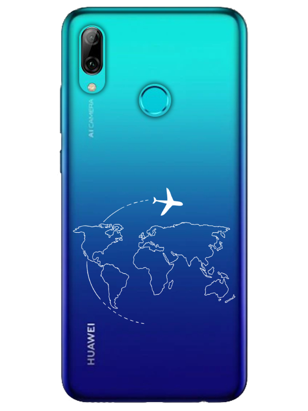 Huawei%20P%20Smart%202019Face%20Art%20Şeffaf%20Telefon%20Kılıfı