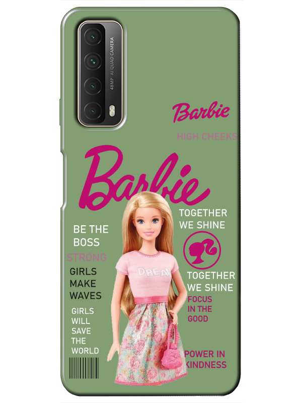 Huawei%20P%20Smart%202021%20Barbie%20Yeşil%20Telefon%20Kılıfı