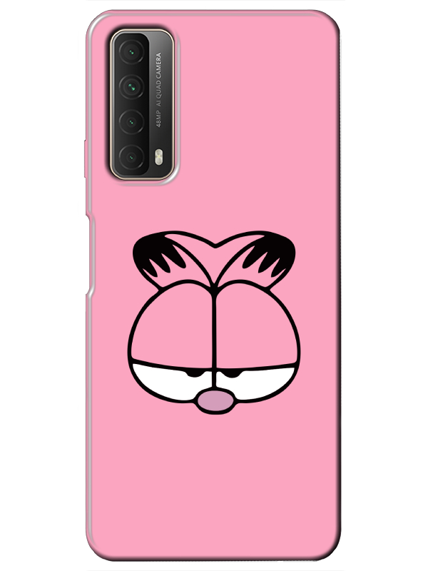 Huawei%20P%20Smart%202021%20Garfield%20Pembe%20Telefon%20Kılıfı