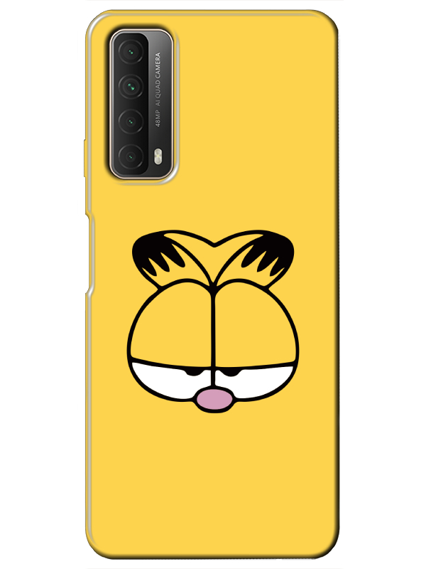 Huawei%20P%20Smart%202021%20Garfield%20Sarı%20Telefon%20Kılıfı