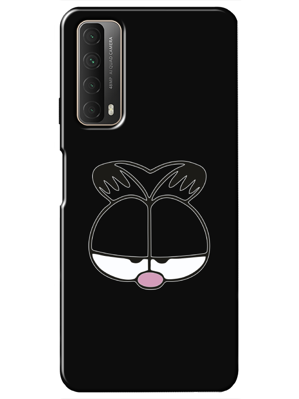 Huawei%20P%20Smart%202021%20Garfield%20Siyah%20Telefon%20Kılıfı