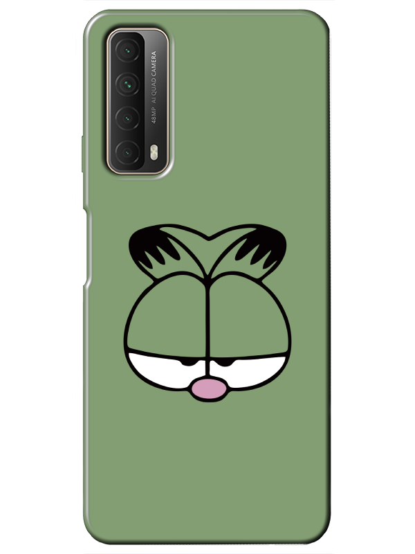 Huawei%20P%20Smart%202021%20Garfield%20Yeşil%20Telefon%20Kılıfı