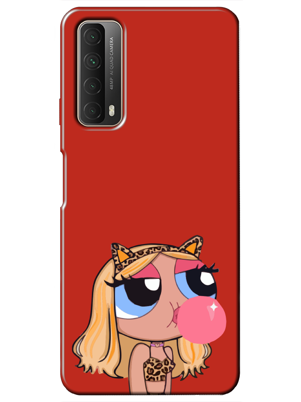 Huawei%20P%20Smart%202021%20Powerpuff%20Girls%20Kırmızı%20Telefon%20Kılıfı