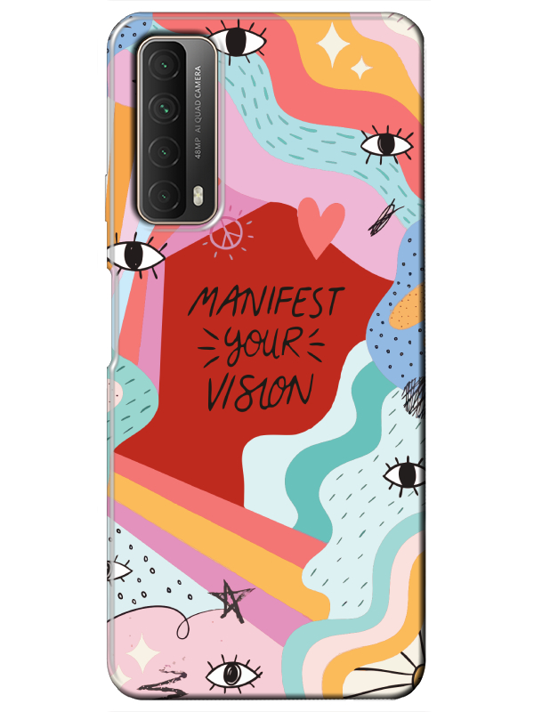 Huawei%20P%20Smart%202021%20Manifest%20Your%20Vision%20Kırmızı%20Telefon%20Kılıfı