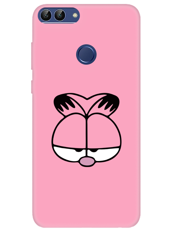 Huawei%20P%20Smart%20Garfield%20Pembe%20Telefon%20Kılıfı