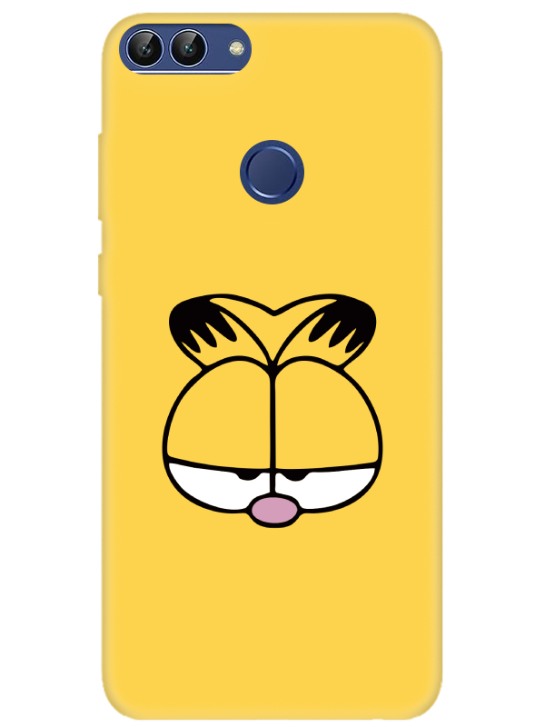 Huawei%20P%20Smart%20Garfield%20Sarı%20Telefon%20Kılıfı