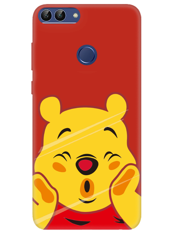 Huawei%20P%20Smart%20Winnie%20The%20Pooh%20Kırmızı%20Telefon%20Kılıfı