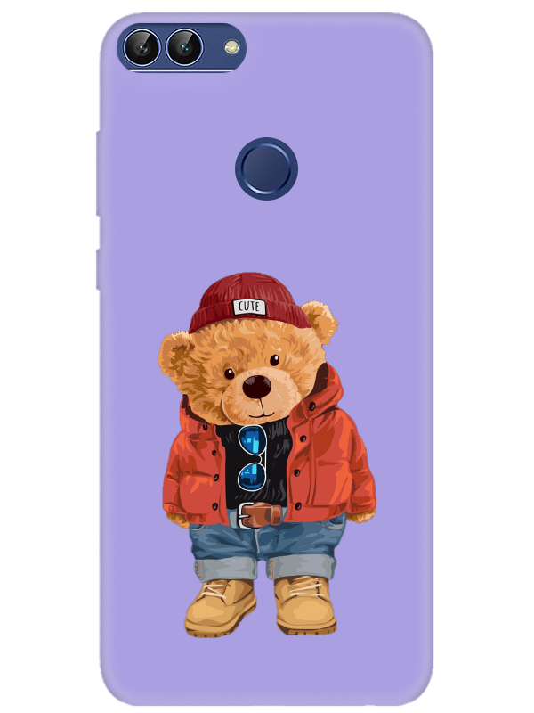 Huawei%20P%20Smart%20Teddy%20Bear%20Lila%20Telefon%20Kılıfı