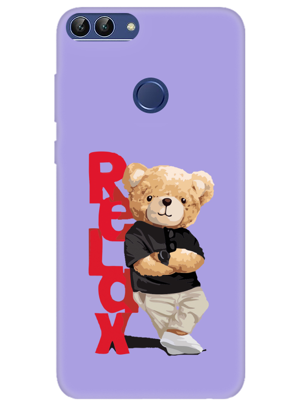 Huawei%20P%20Smart%20Teddy%20Bear%20Relax%20Lila%20Telefon%20Kılıfı