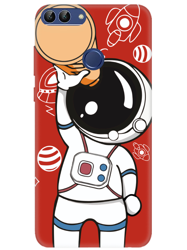 Huawei%20P%20Smart%20Astronot%20Kırmızı%20Telefon%20Kılıfı