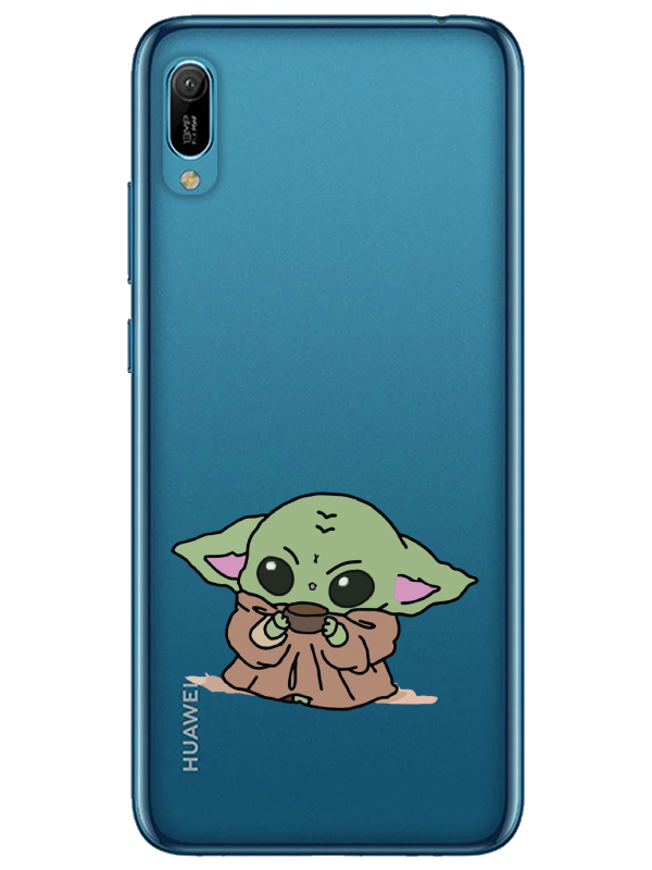 Huawei%20Y6%202019%20Baby%20Yoda%20Şeffaf%20Telefon%20Kılıfı