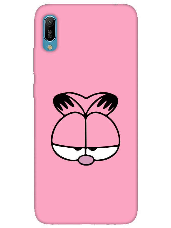 Huawei%20Y6%202019%20Garfield%20Pembe%20Telefon%20Kılıfı