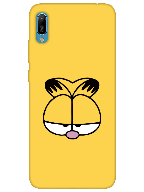 Huawei%20Y6%202019%20Garfield%20Sarı%20Telefon%20Kılıfı