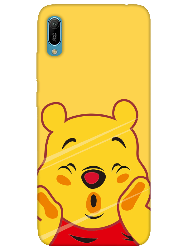 Huawei%20Y6%202019%20Winnie%20The%20Pooh%20Sarı%20Telefon%20Kılıfı