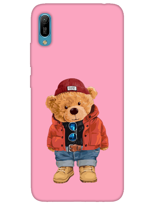 Huawei%20Y6%202019%20Teddy%20Bear%20Pembe%20Telefon%20Kılıfı