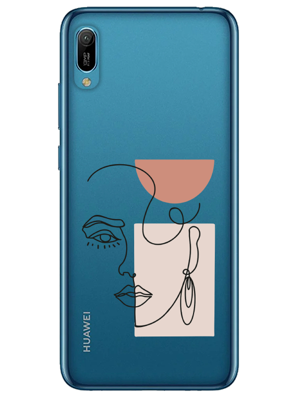 Huawei%20Y6%202019%20Women%20Art%20Şeffaf%20Telefon%20Kılıfı