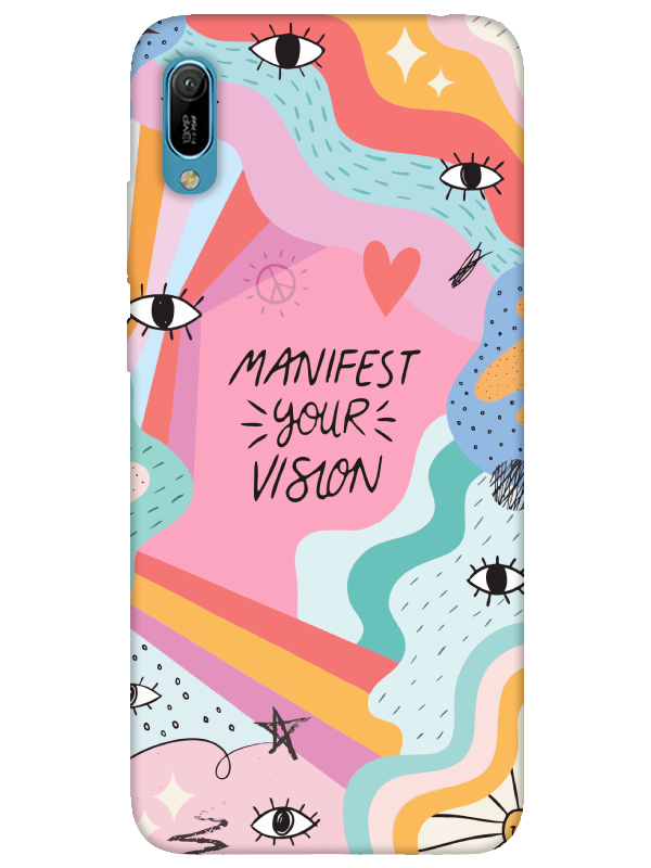 Huawei%20Y6%202019%20Manifest%20Your%20Vision%20Pembe%20Telefon%20Kılıfı