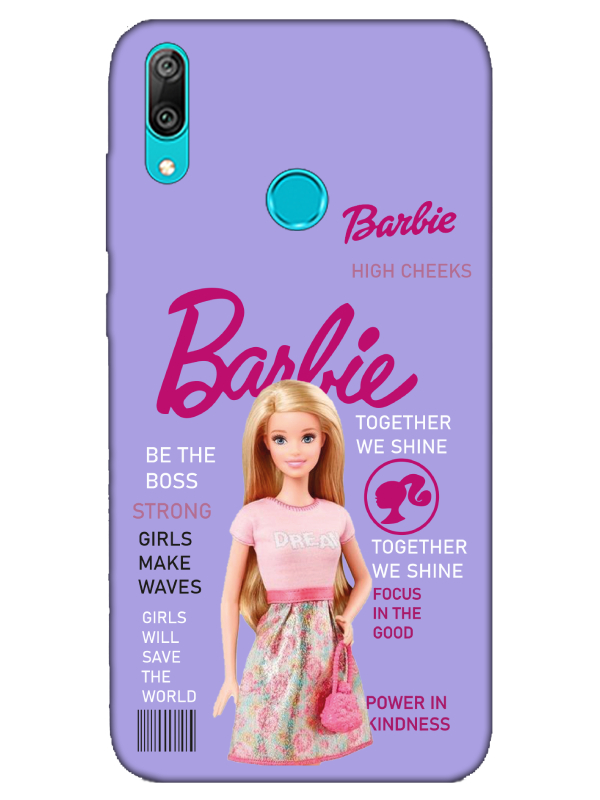 Huawei%20Y7%202019%20Barbie%20Lila%20Telefon%20Kılıfı