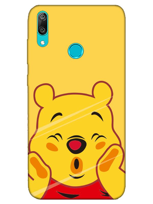 Huawei%20Y7%202019%20Winnie%20The%20Pooh%20Sarı%20Telefon%20Kılıfı