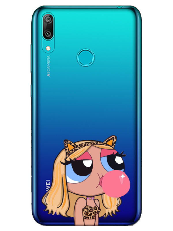 Huawei%20Y7%202019%20Powerpuff%20Girls%20Şeffaf%20Telefon%20Kılıfı