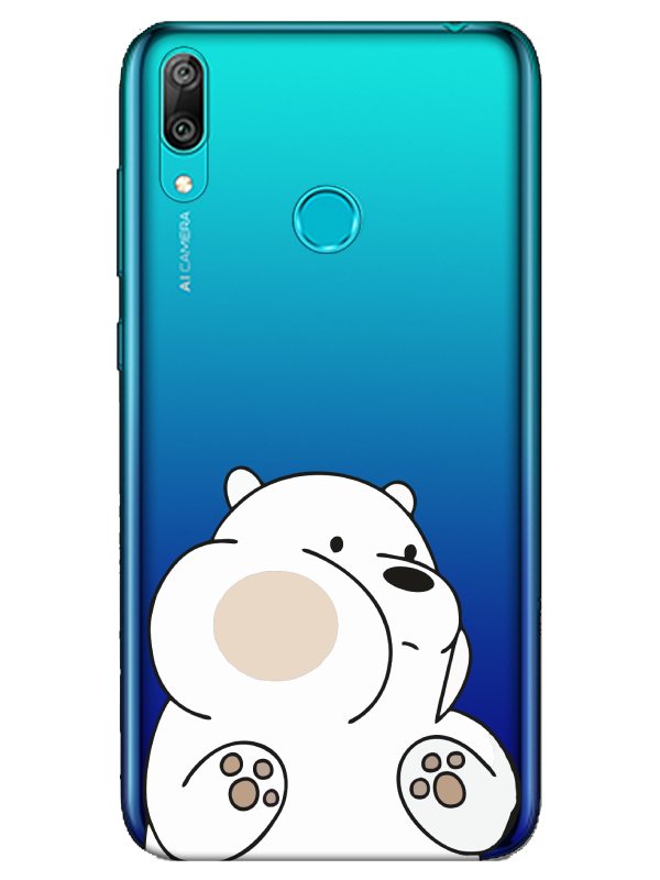 Huawei%20Y7%202019%20Panda%20Şeffaf%20Telefon%20Kılıfı