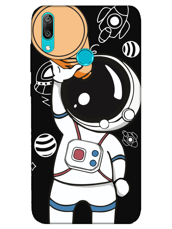 Huawei%20Y7%202019%20Astronot%20Siyah%20Telefon%20Kılıfı