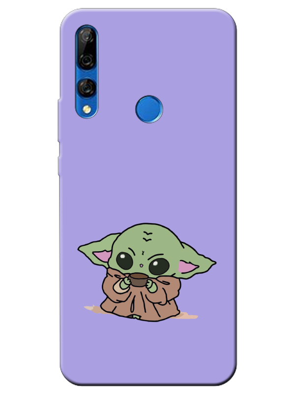 Huawei%20Y9%20Prime%202019%20Baby%20Yoda%20Lila%20Telefon%20Kılıfı