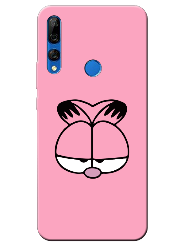 Huawei%20Y9%20Prime%202019%20Garfield%20Pembe%20Telefon%20Kılıfı