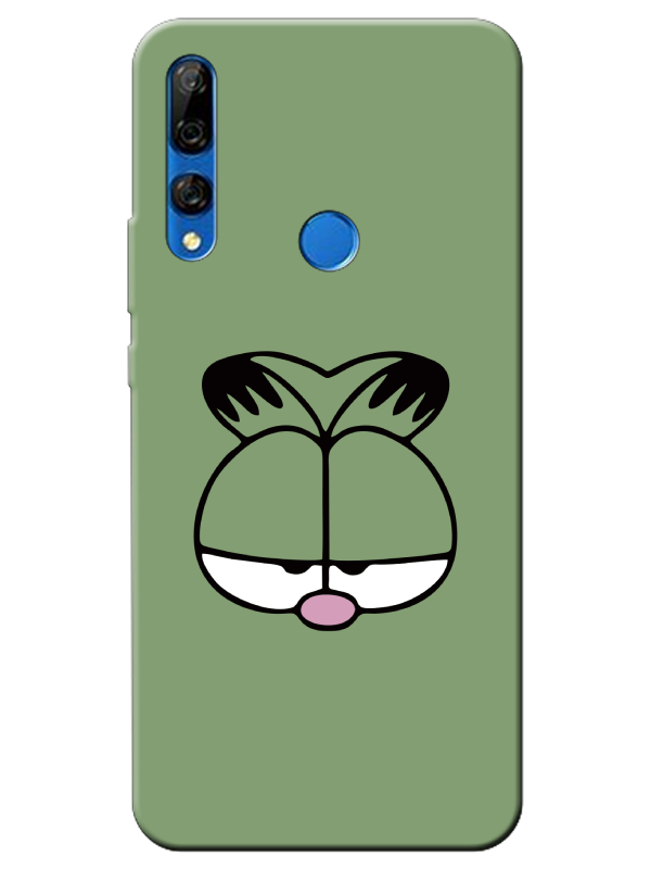 Huawei%20Y9%20Prime%202019%20Garfield%20Yeşil%20Telefon%20Kılıfı