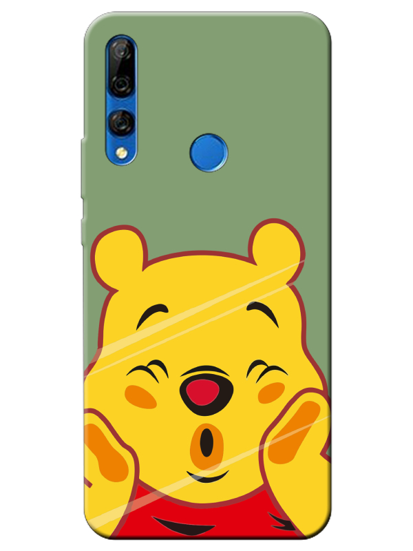 Huawei%20Y9%20Prime%202019%20Winnie%20The%20Pooh%20Yeşil%20Telefon%20Kılıfı