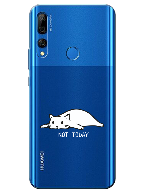 Huawei%20Y9%20Prime%202019%20Not%20Today%20Kedi%20Şeffaf%20Telefon%20Kılıfı