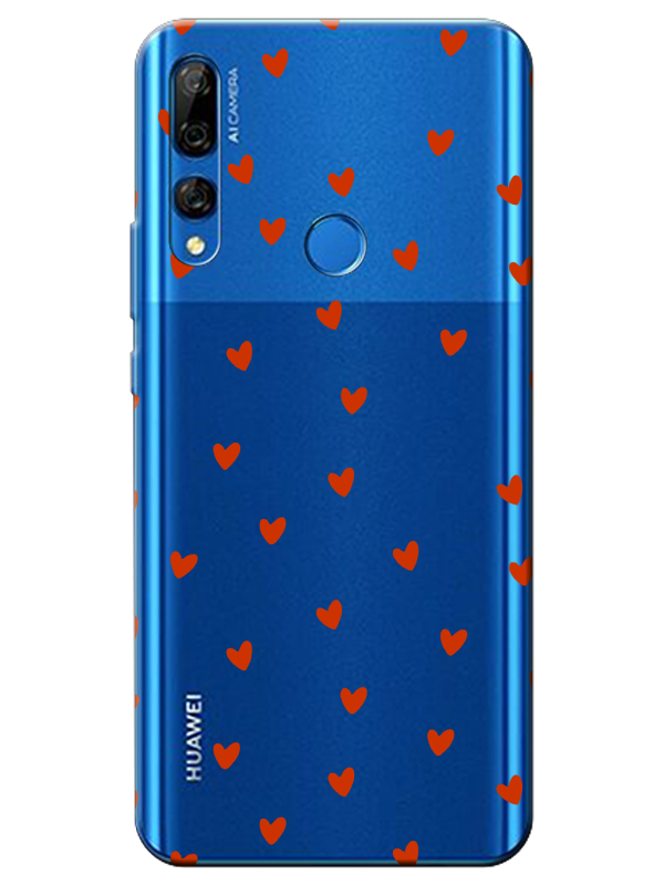 Huawei%20Y9%20Prime%202019%20Minik%20Kalpler%20Şeffaf%20Telefon%20Kılıfı