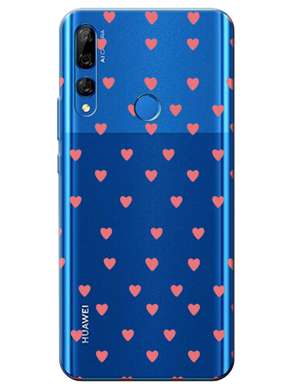 Huawei%20Y9%20Prime%202019%20Minik%20Kalpler%20Şeffaf%20Telefon%20Kılıfı