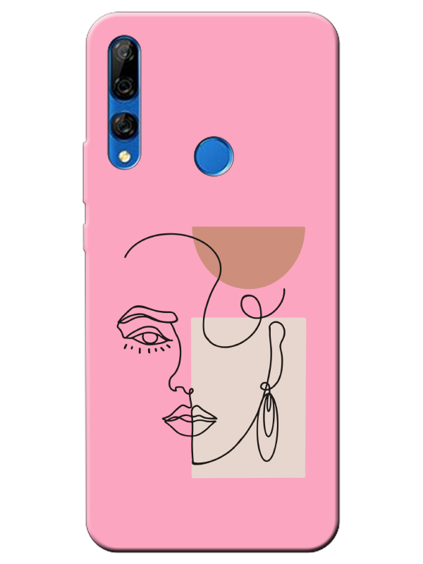 Huawei%20Y9%20Prime%202019%20Women%20Art%20Pembe%20Telefon%20Kılıfı