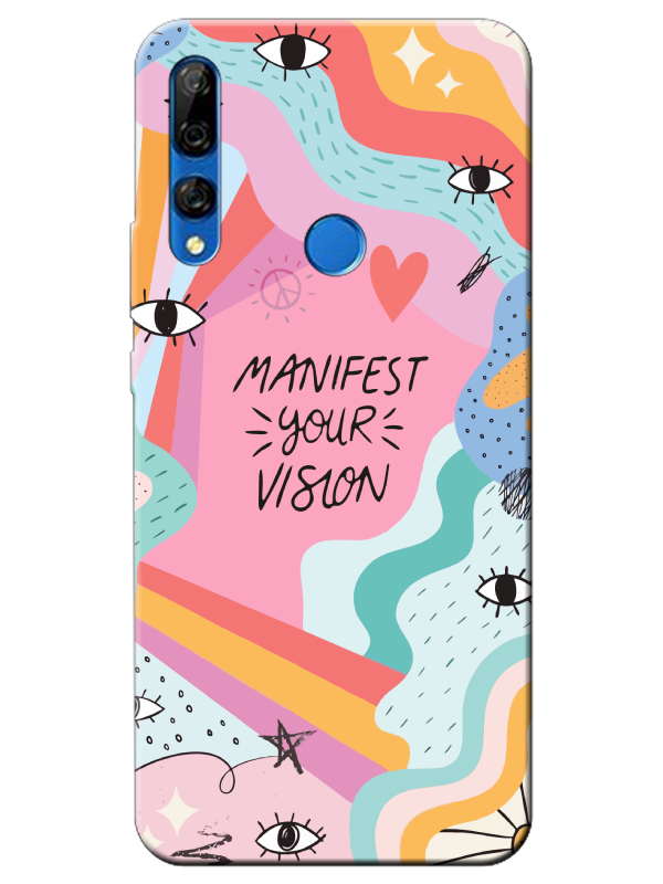 Huawei%20Y9%20Prime%202019%20Manifest%20Your%20Vision%20Pembe%20Telefon%20Kılıfı