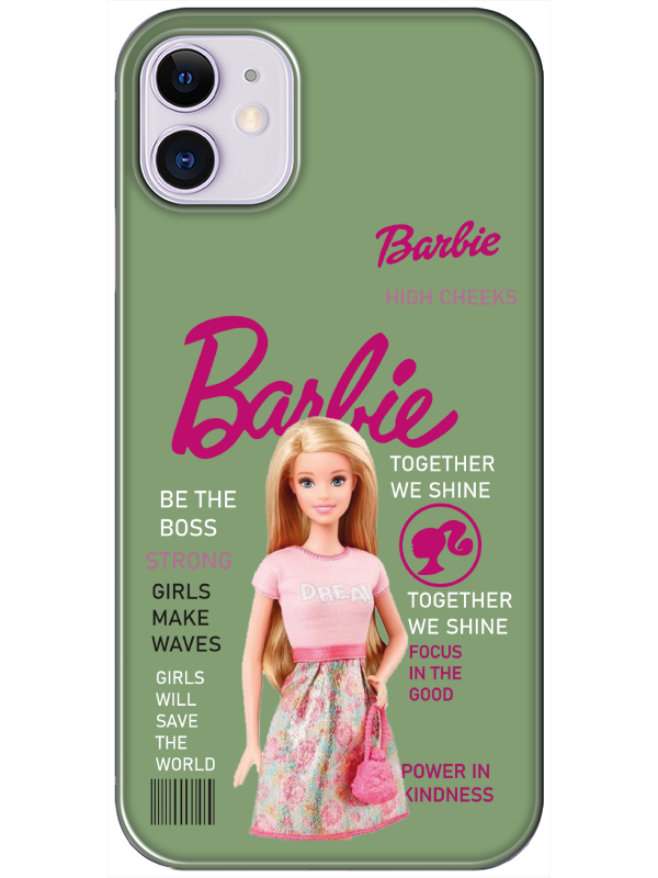 iPhone%2011%20Barbie%20Yeşil%20Telefon%20Kılıfı