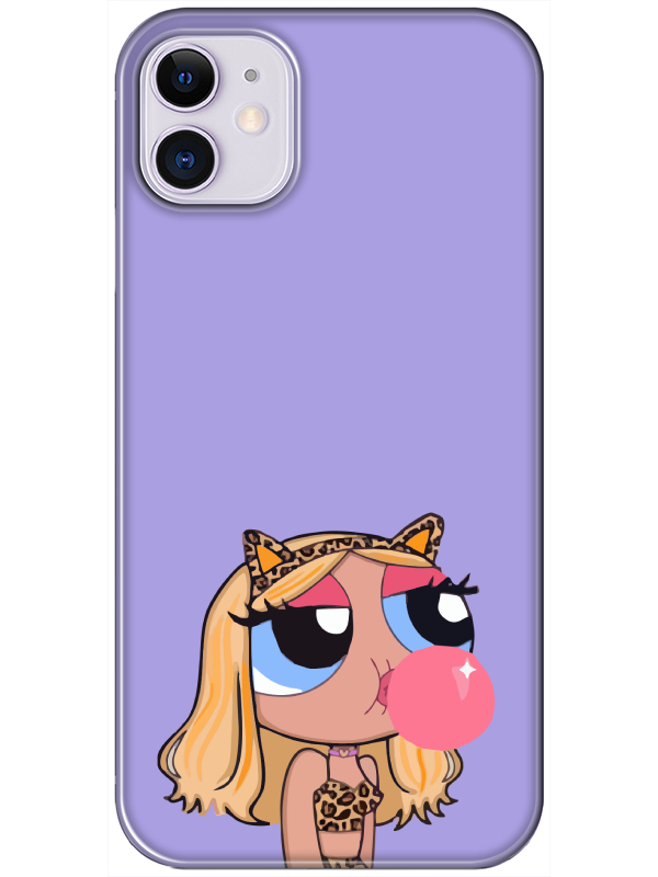 iPhone%2011%20Powerpuff%20Girls%20Lila%20Telefon%20Kılıfı