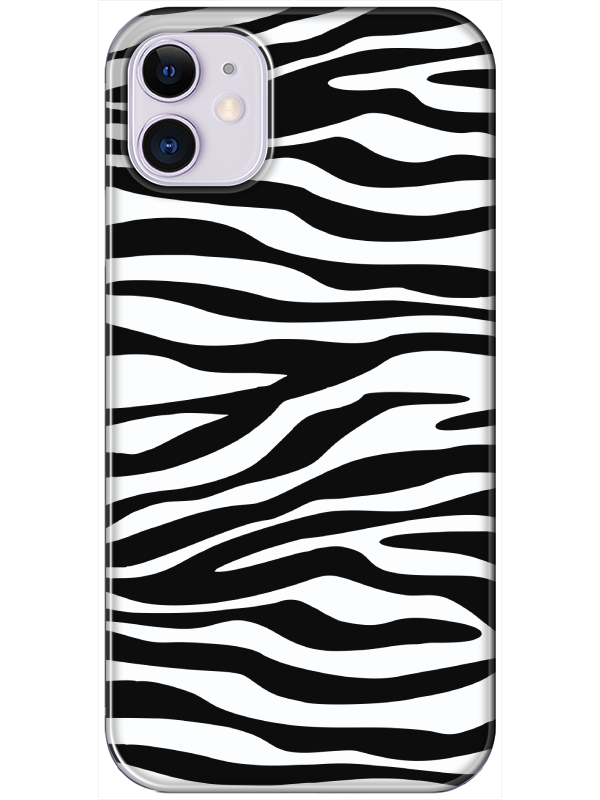 iPhone%2011%20Zebra%20Desen%20Siyah%20Telefon%20Kılıfı