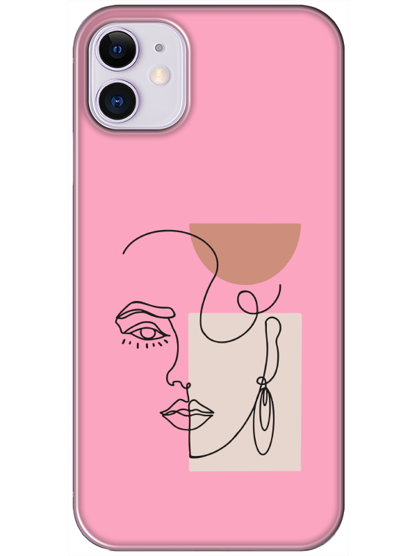 iPhone%2011%20Women%20Art%20Pembe%20Telefon%20Kılıfı