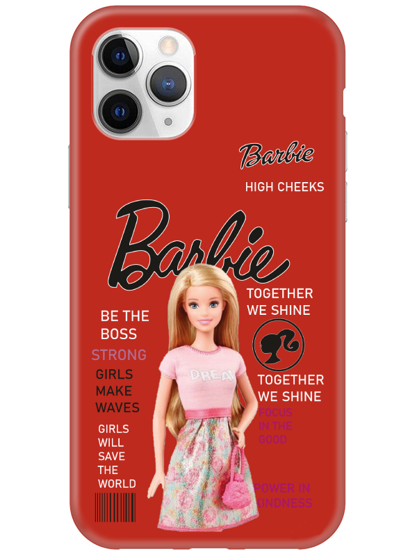 iPhone%2011%20Pro%20Barbie%20Kırmızı%20Telefon%20Kılıfı