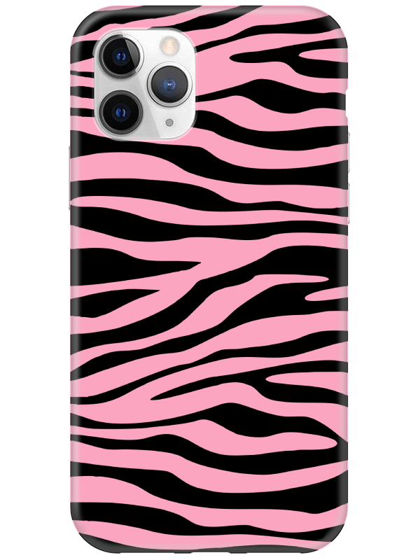 iPhone%2011%20Pro%20Zebra%20Desen%20Pembe%20Telefon%20Kılıfı