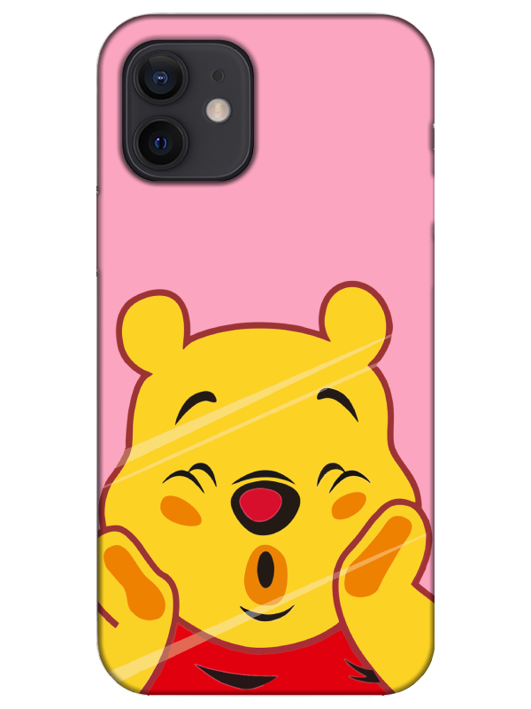 iPhone%2012%20Winnie%20The%20Pooh%20Pembe%20Telefon%20Kılıfı