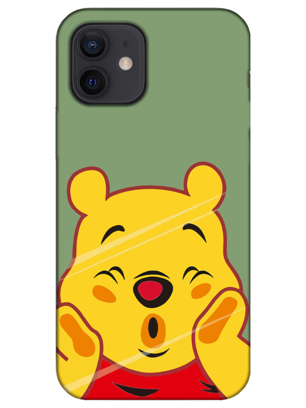 iPhone%2012%20Winnie%20The%20Pooh%20Yeşil%20Telefon%20Kılıfı