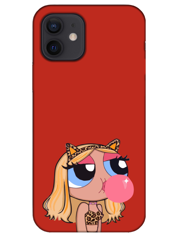 iPhone%2012%20Powerpuff%20Girls%20Kırmızı%20Telefon%20Kılıfı