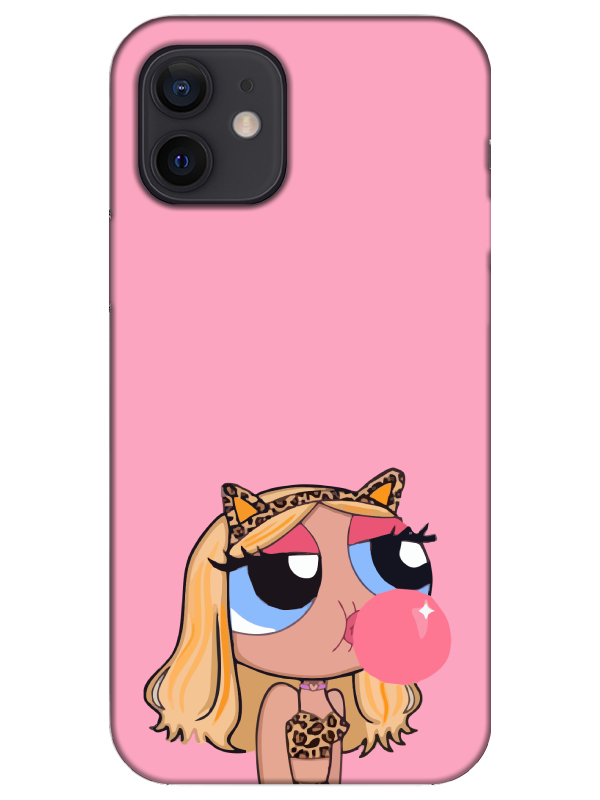 iPhone%2012%20Powerpuff%20Girls%20Pembe%20Telefon%20Kılıfı