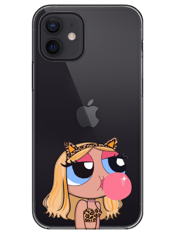 iPhone%2012%20Powerpuff%20Girls%20Şeffaf%20Telefon%20Kılıfı