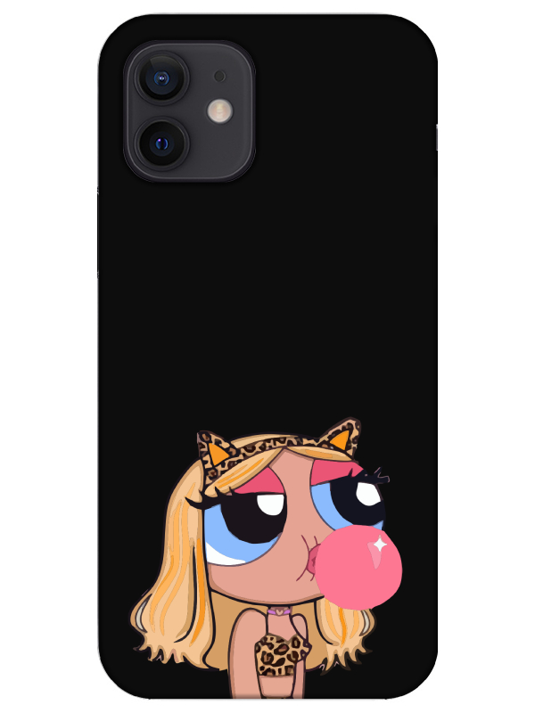 iPhone%2012%20Powerpuff%20Girls%20Siyah%20Telefon%20Kılıfı