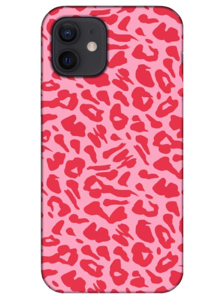 iPhone%2012%20Leopar%20Desen%20Pembe%20Telefon%20Kılıfı