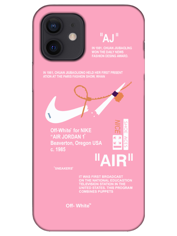 iPhone%2012%20Nike%20Air%20Pembe%20Telefon%20Kılıfı